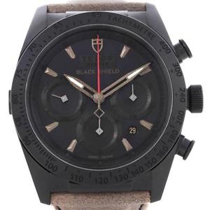 Tudor Fastrider Blackshield Alcantara Strap Ceramic Watch 42000CN