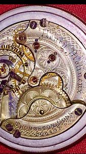 Seth Thomas 19j  19 Jewels Henry Molineux pocket watch Model 2 Running Great 18s