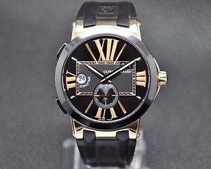 Ulysse Nardin Ref.246-00-3-42 Executive Dual Time 43mm 18K Rose gold Mens Watch