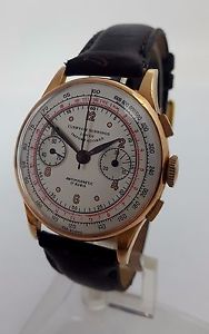 Vintage Cuervo y Sobrinos Chronograph  18 kt Solid Gold