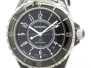 Polished CHANEL J12 Ceramic Automatic Mens Watch H0685 (BF306305)