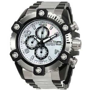 Invicta 13767 Mens Silver Dial Analog Automatic Watch with Stainless Steel Strap