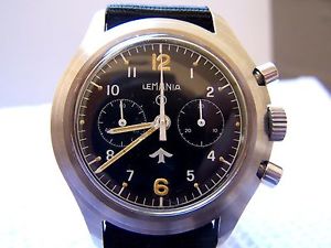 Lemania Chronograph militare “Royal Navy” Anni 70 Ref.0552/924-3306 Assegnato/76