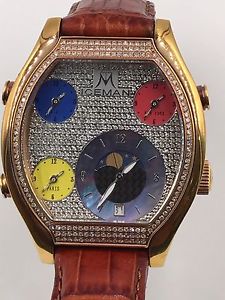Iceman Wrist Watch  2.0CT 4 Dials Moon Face MSRP $7,500!!!