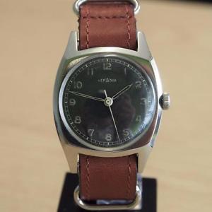 Vintage 1940's Military LEMANIA Majetek Czech Air Force Pilots Watch