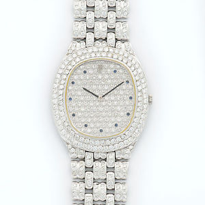Audemars Piguet White Gold Full Diamond Bracelet Watch