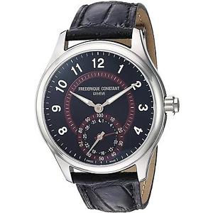 FREDERIQUE CONSTANT MEN'S 42MM CALFSKIN BAND AUTOMATIC WATCH FC-285BBR5B6
