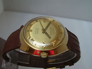 ZENITH CAPTAIN DE LUXE ORO 18 KT AUTOMATIC CHRONOMETRE ANNO 1967 OROLOGIO UOMO
