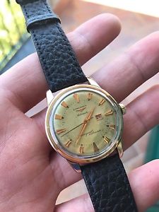 Vintage watch orologio Longines Conquest calendar Yellow gold automatic 18kt