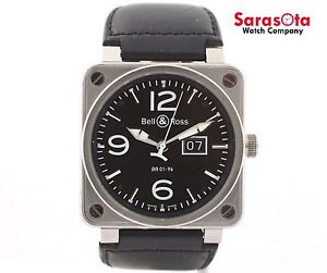 Bell&Ross Big Date BR01-96 Black Dial Stainless Steel Automatic Men's Watch