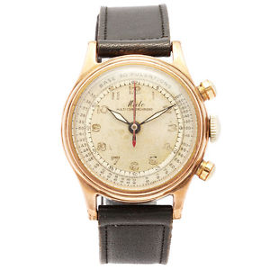 Vintage Mido Multi Centerchrono Caliber 1300 Circa 1940's