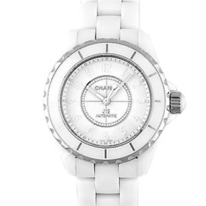 Auth CHANEL J12 H3443 mens White Watches World limited to 2000 from japan