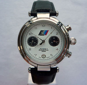 BMW M Power Motorsport Grand Prix Racing Style Business Sport Chronograph Watch