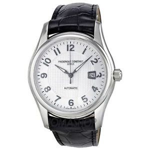 Frederique Constant Men's FC-303RM6B6 Runabout Automatic Silver Dial Black Strap