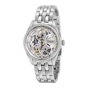 Hamilton Jazzmaster Viewmatic Mother of Pearl Dial Ladies Watch H42405191