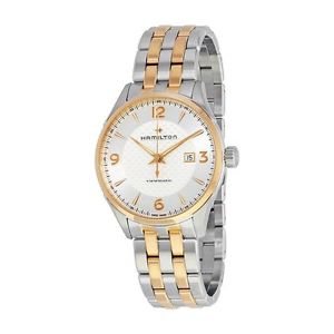Hamilton Jazzmaster Viewmatic Silver Dial Automatic Mens Two Tone Watch H4272515