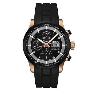 Mido M005.614.37.057.09 Multifort Chronograph Watch M0056143705709 Men's