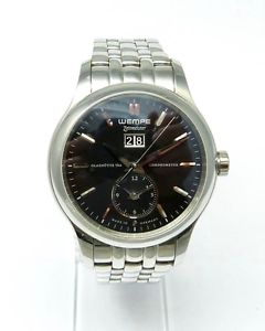Wempe Glashütte Zeitmeister Großdatum Edelstahl Automatik WM370004