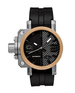 Oakley Gearbox Automatic Titanium Black Carbon Fiber Dial Watch LE 26-303