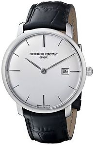 Frederique Constant Men's FC306S4S6 Slim Line Slim Line Mens Silver Dial Automat