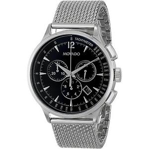 Movado Circa Black Dial Swiss Ch