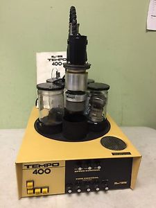 L&R TEMPO 400 FULLY AUTOMATIC WATCH CLEANING MACHINE W MANUAL / EXTRA PARTS