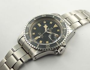 VINTAGE TUDOR SUB SNOWFLAKE EDELSTAHL HERRENTAUCHERUHR REF.: 7021-0 BOX/PAPIERE
