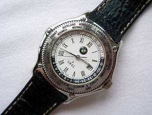 BMW Ebel Voyager World Timer GMT Classic Business Sport Design Automatic Watch