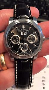Bucherer Patravi Chronograph 10618132301 Wrist Watch for Men