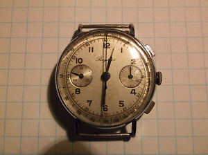 Valjoux 23 Ebauche 13L Chronograph 1930's Regines Fab. Suisse Working *VGOUC