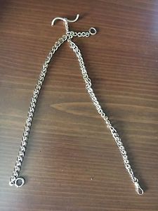 ANTIQUE SOLID 14K GOLD POCKET WATCH CHAIN 40 GRAMS