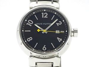 LOUIS VUITTON Watch Tambour Men's Watch SS Q 1111 [Used] F/S from Japan