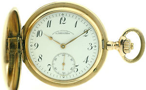 A. Lange & Söhne Savonette in DUF Qualität, 585/14k Gold Gehäuse Ø 50mm 82,2g