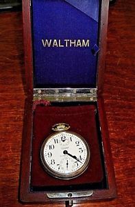 WALTHAM 16 SIZE 23 JEWEL VANGUARD UP & DOWN INDICATOR 