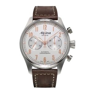 Alpina Mens Startimer 44mm Brown