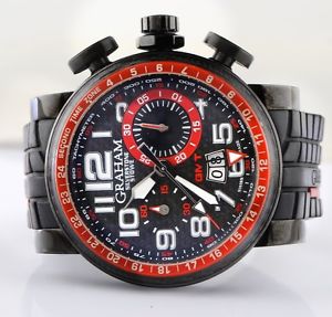 GRAHAM Grand Silverstone Stowe GMT RED 2BLCB  250 Limited Edition Wristwatch