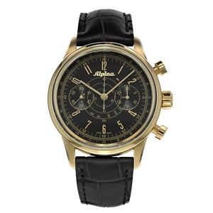 Alpina Heritage Black Dial Black