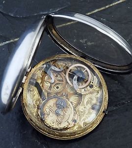 MUSEUM PIECE, PRIMITIVE POCKET WATCH  C.1775, VERY VERY RARE, WORKING