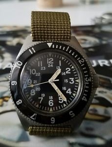 Vintage Benrus Military Diver's Watch Type 2 Class A In 1979. Top Shape *MINT*