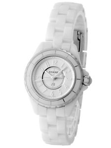 Free Shipping Pre-owned CHANEL J12 29MM WHITE PHANTOM 10TH World Limited 2000