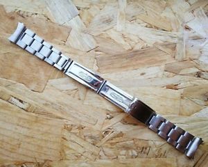 Rolex oyster 20mm Rivet Bracelet 7206 80 end 1969 clasp  5513 1675 1680 SUB GMT