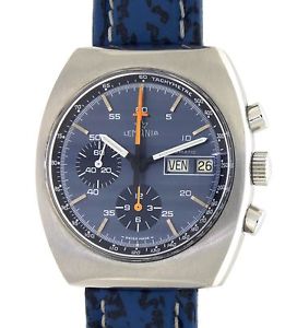 LEMANIA CHRONOGRAPH VINTAGE DAY DATE STEEL, W1818