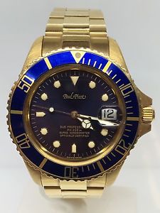 Watch Paul Picot Model Paul Mariner Automatic Gold Discounted New