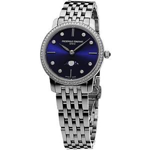 FREDERIQUE CONSTANT SLIM LINE MOONPHASE FEMME DIAMANTS 30MM MONTRE FC206ND1SD26B