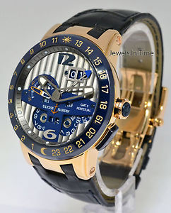 Ulysse Nardin El Toro GMT Perpetual Calendar 18k Rose Gold Box/Papers 326-00
