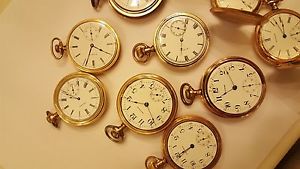 Waltham, Elgin, Bullington Pocket watches