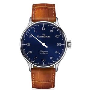 MEISTERSINGER PANGAEA SONNENSCHLIFF BLAU HOMME 40MM AUTOMATIQUE MONTRE PM908