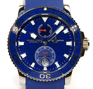 Ulysse Nardin Maxi Marine Diver 260-32A 18K White Gold Limited to 500 UNWORN