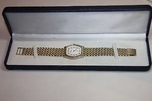 MICHAEL ANTHONY DIAMOND 14K SOLID GOLD QUARTZ GENTLEME CLASSIC DRESS WATCH 66.3G
