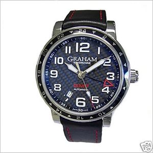 Auth GRAHAM "Silverstone" GMT 2TZAS.B02A.L86S Automatic, Men's  watch